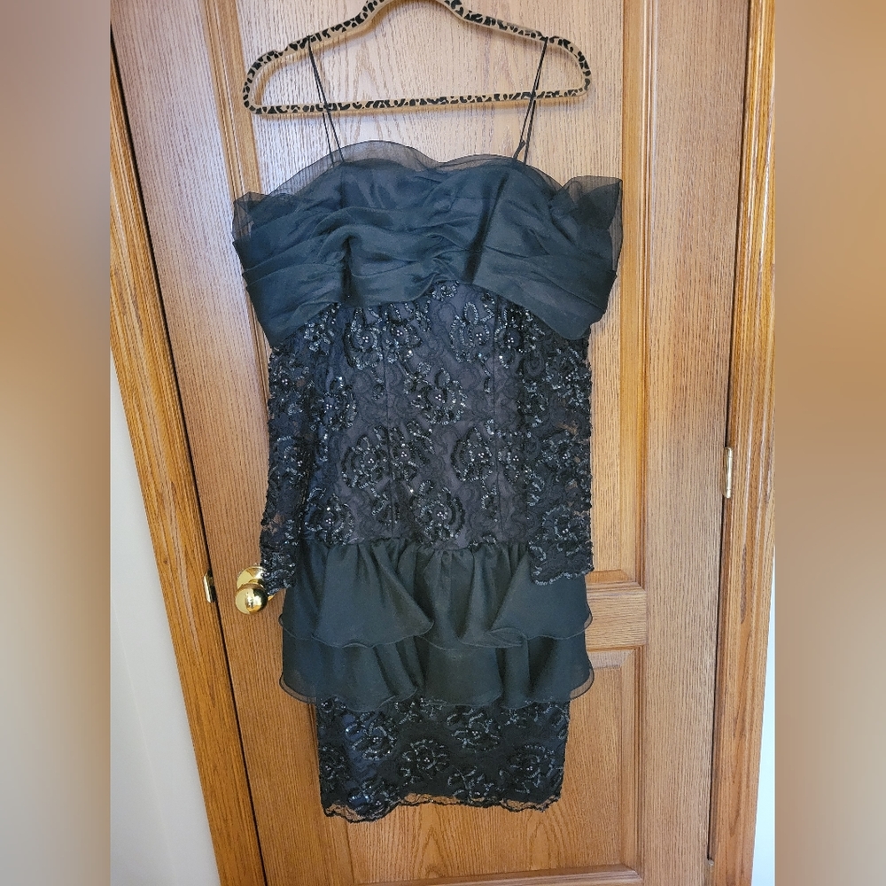 VINTAGE - Sequin Midi Dress